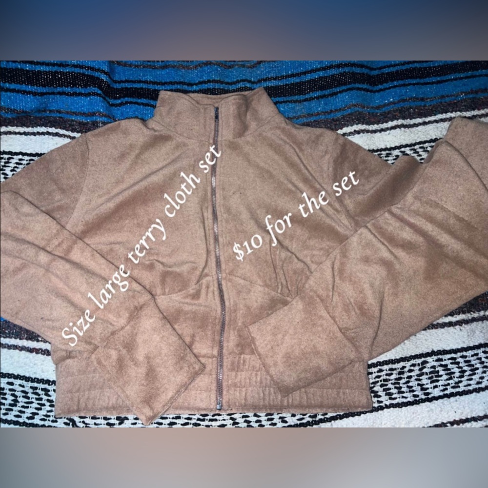 Women's Tan Straight Leg Pants & Jumpsuit Set
